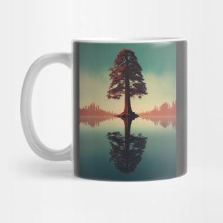 Redwood Lake | Retro Style Mug